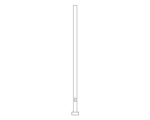 Lumec SPR5 5" Round Steel Pole with Optional Base Covers
