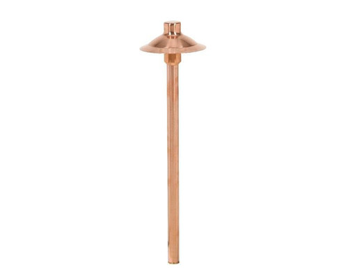 Hadco CUL7S7 Path Light, Medium w/ Straight Stem & Stake, Copper, 20W T3, 12V