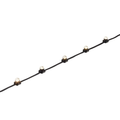 Signify SIG-500-000011-13 Color Kinetics 500-000011-13 eW Flex Micro, 3000 K, Clear Dome Lens, Black Housing, 12 in On-Center Node Spacing