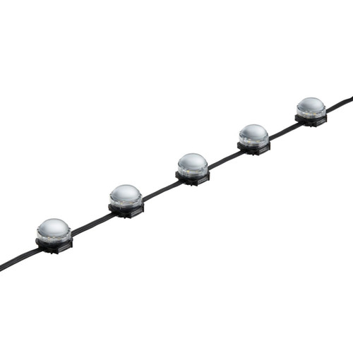 Signify SIG-501-000016-09 Color Kinetics 501-000016-09 iW Flex Compact, Narrow Beam Lens, Black Housing, 4 in On-Center Node Spacing