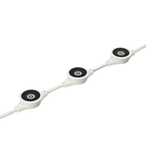 Signify SIG-401-000001-38 Color Kinetics 401-000001-38 FlexElite IntelliHue, 20 Nodes, White Node/Cable, 305 mm 12 in On-Center Node Spacing