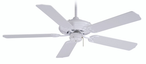 RP Lighting+Fans 1051OB-WT Caribbean 5-blade 52in PC