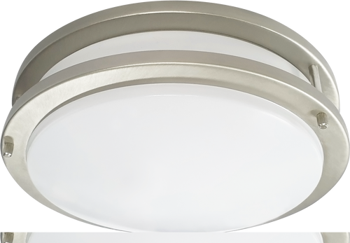 RP Lighting+Fans 4313-30-BN-EM-D 12in FlushMT LED AC 15W 3K Dim ES RP Lighting+Fans 4313-30-BN-EM-D 12in FlushMT LED AC 15W 3K Dim ES