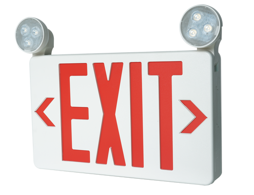RP Lighting+Fans RXEL37-1RW Standard Em. Exit 120/277VAC Universal RP Lighting+Fans RXEL37-1RW Standard Em. Exit 120/277VAC Universal