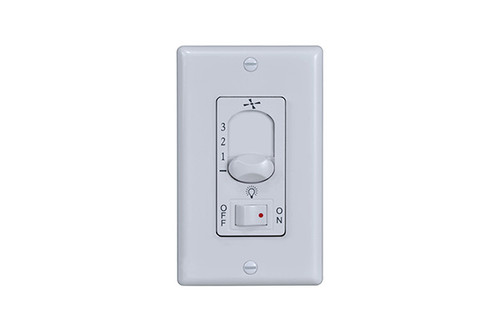 RP Lighting+Fans WC-16 Wall Control-3-Speed Fan On/off lght cntrl