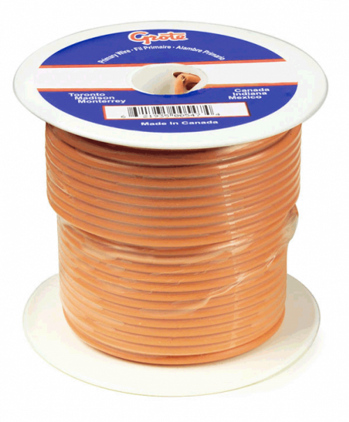 Grote Industries 88-7012 (GPT) General Purpose Thermo Plastic Wire, Length 1000' Orange