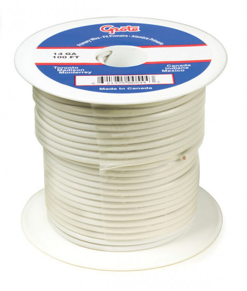 Grote Industries 87-7003 (GPT) General Purpose Thermo Plastic Wire, Length 100' Gray