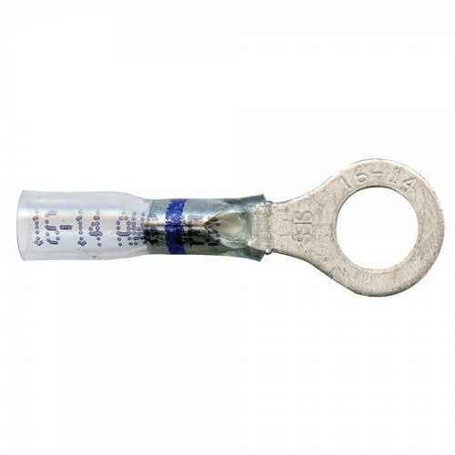Grote Industries 84-4413 Heat Shrinkable Ring Terminal - Crystal Clear, 16-14 Gauge, 5/16"