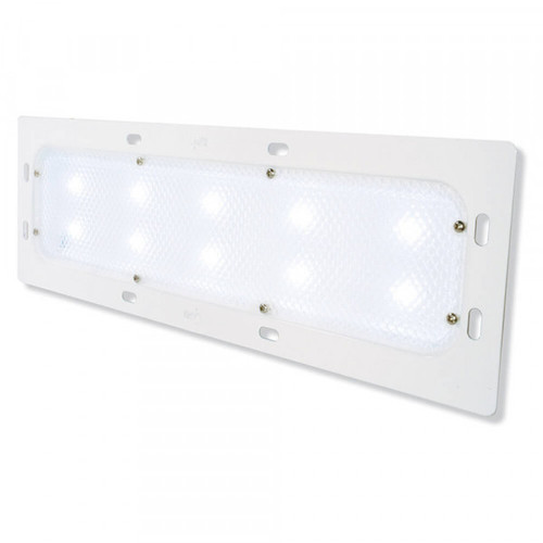  GROTE-61881 Grote Industries 61881 LED WhiteLightª Recessed Mount 18" Dome Lights, Low Output, 10 Diodes, White