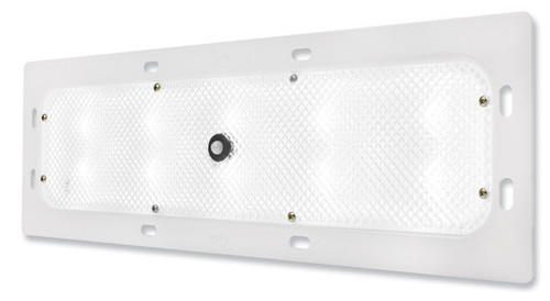  GROTE-61F61 Grote Industries 61F61 LED WhiteLightª Recessed Mount 18" Dome Lights, Motion Sensor, 10 Diodes, White
