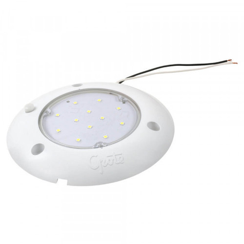  GROTE-61331 Grote Industries 61331 S100 LED WhiteLightª Surface Mount Dome Lights, with Motion Sensor, White