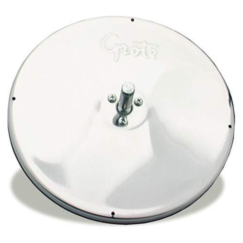  GROTE-12183 Grote Industries 12183 8" Round Convex Mirrors with Center-Mount Ball-Stud, Stainless Steel
