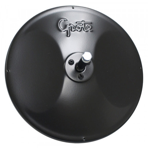  GROTE-12182 Grote Industries 12182 8" Round Convex Mirrors with Center-Mount Ball-Stud, Black