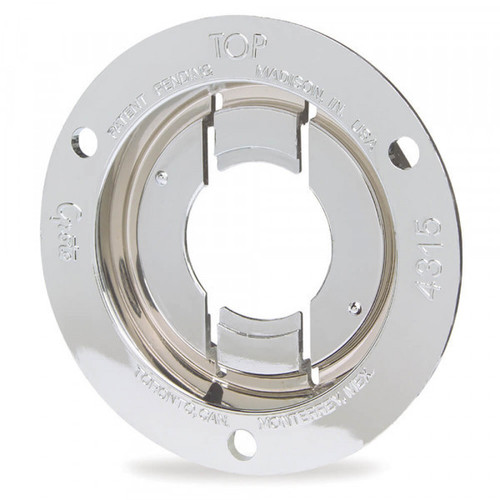  GROTE-43153 Grote Industries 43153 Theft-Resistant Mounting Flange For 2" Round Lights, Chrome