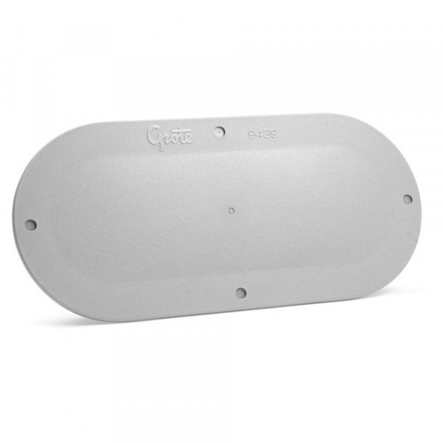  GROTE-94390-4 Grote Industries 94390-4 Snap-In Cover Plates, 6" Oval, Gray