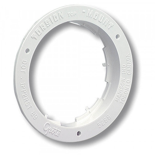 GROTE-92510 Grote Industries 92510 Theft-Resistant Flange For 4" Round Lights, White