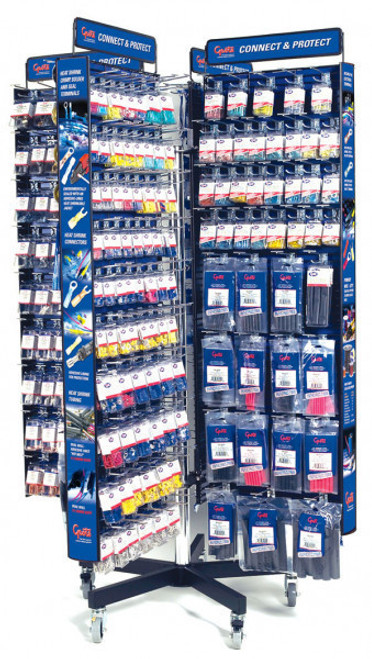  GROTE-1062 Grote Industries 1062 8-Sided Electrical Accessory Displays, 72" Tall x 48" Wide, Heavy Duty