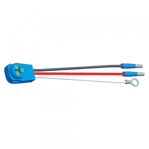  GROTE-66845 Grote Industries 66845 Stop Tail Turn Three-Wire 90¼ Plug-In Pigtails for Male Pin Lights, 8" Long
