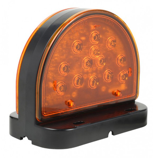 Grote Industries 56160 LED Amber Warning Light for Agriculture & Off-Highway Applications, Surface Mount