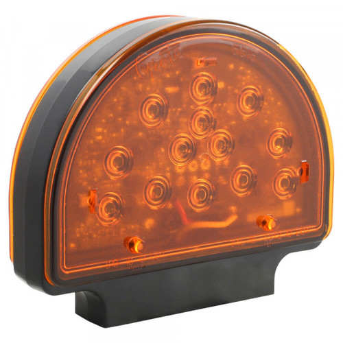 Grote Industries 56150 LED Amber Warning Light for Agriculture & Off-Highway Applications, Pedestal