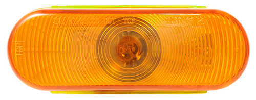 Grote Industries TUR5010Y-PG Choice Line Incandescent Stop Tail Turn Lights, Incandescent, 6" Oval, Amber, Rear Turn, 12V