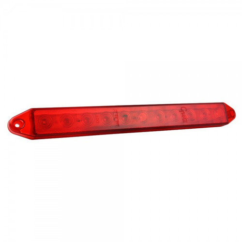 Grote Industries 53582 LED Center Mount Stop Tail Turn Lights, Red, 11-LED Configuration