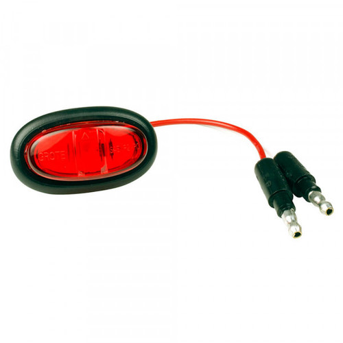 Grote Industries 47972 MicroNova¨ LED Clearance Marker Lights, Red, with Grommet