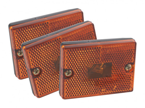 Grote Industries 46983-3 Rectangular Submersible Clearance Marker Lights with Built-In Reflectors, Replacement Parts