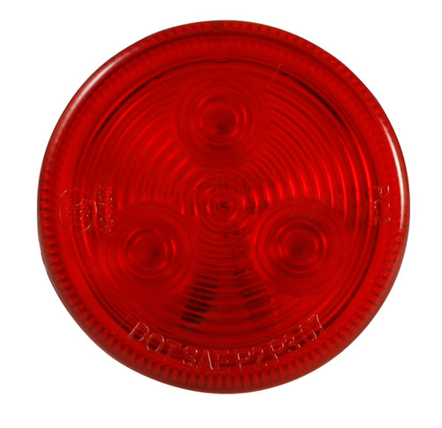 Grote Industries MKR4500R-PG Choice Line LED Clearance Marker Lights, 3-Diode, 2" Round, LED, Red, 12V