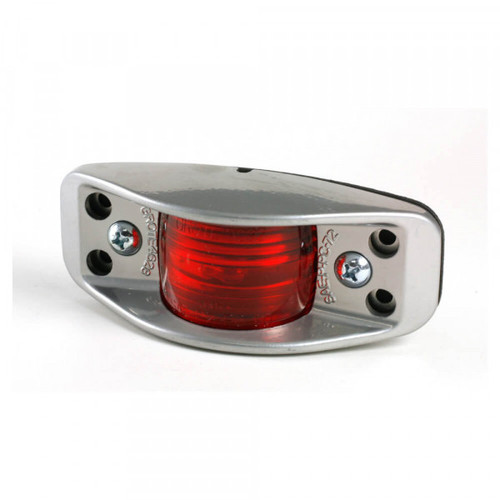 Grote Industries 46282 Die-Cast Aluminum Clearance Marker Lights, Flat Back, No Socket Hole Required