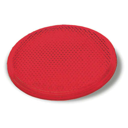 Grote Industries 41002 Round Stick-On Reflector, 2" Red