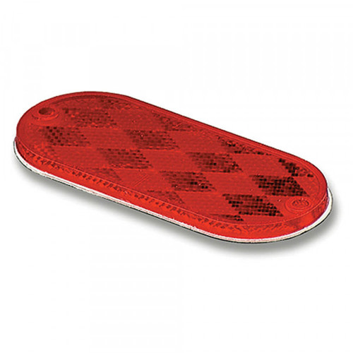 Grote Industries 41032 Oval Reflector, Red