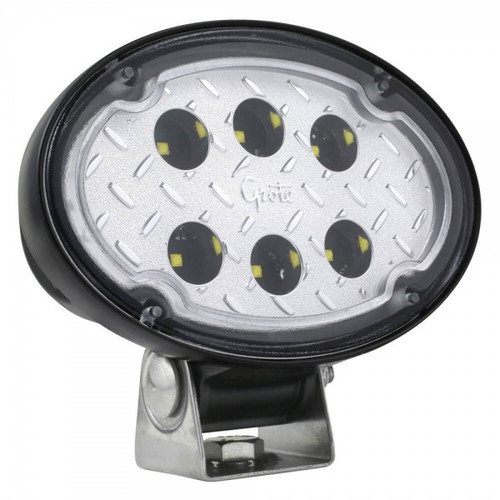 Grote Industries 64W91 Trilliant¨ Oval LED Work Light, Close Range, 3000 Lumens, Hard Shell Superseal, 9-32V