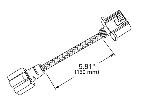 Grote Industries 68690 Adapter and Harness, H4-H13 Adapter