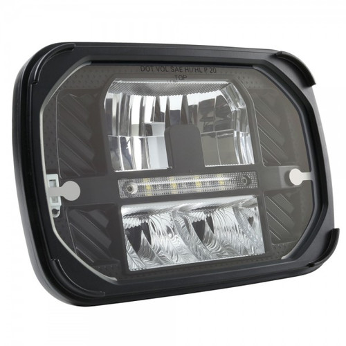 Grote Industries 64H81-5 LED Sealed Beam Headlights, 5x7 Heated LED Headlight