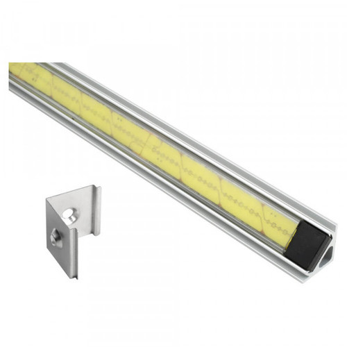 Grote Industries 61R60 LED Light Strips in Mounting Extrusions, Clear, Angle, 34.02 in | 864 mm