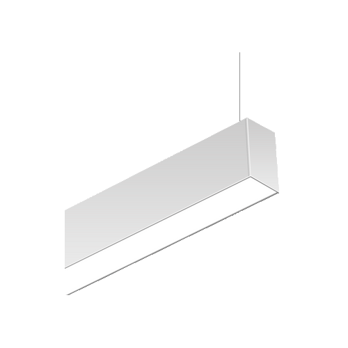 Valriya VA-ALP-8-UDI-35A-LW 8ft Architectural Linear Pendant, Up / Down Lighting, White Finish