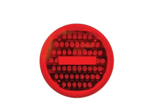 Dialight 40001RB822 40 Series 12V Red Stop-Turn-Tail 3 Pos. Weatherpack - 12010717 Connector with Mounting Grommet