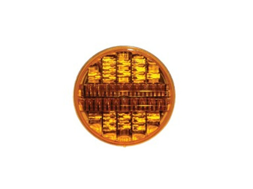 Dialight 41131AB806 41 Series 12V Amber Rear Turn 2 Pos. Weatherpack - 12010973 Connector and Mounting Grommet