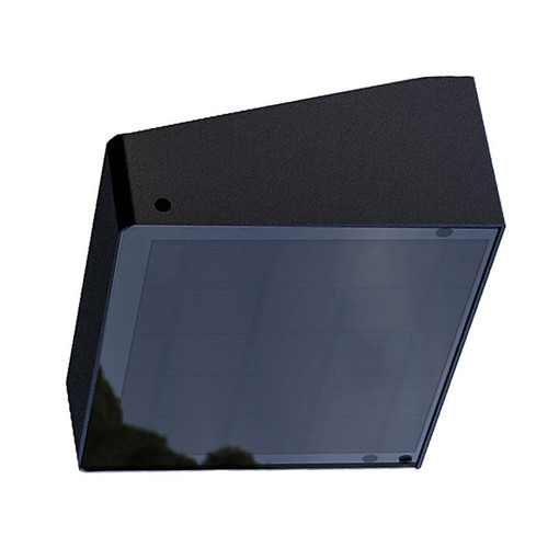 Westgate SOLR-WL1-30K-SEN-BK 500Lm Solar Cut-Off Mini Wall Pack And Sign Light Bi-Level Sensor, 30K Black Housing | Westgate at lightingandsupplies.com
