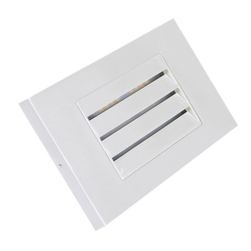 Westgate SLE-LH-12V-MCT-WH Integrated Step Light 12V 3W 3CCT, Horiz. Louver, White | Westgate at lightingandsupplies.com