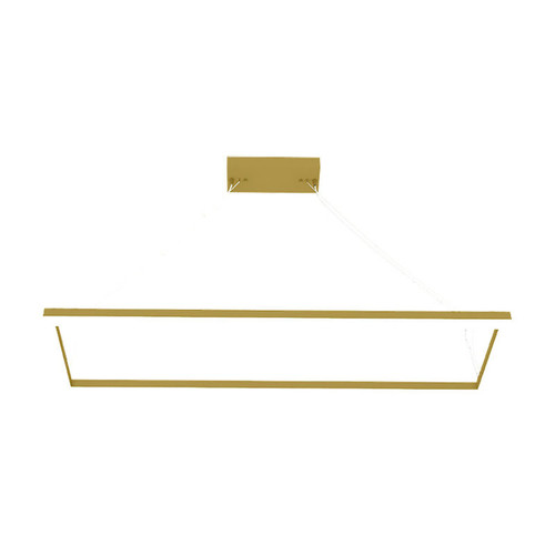 Westgate SFL-4FT-60W-MCTP-GD Suspended Frame Fixture 1X4 Tunable 40/50/60W 30/35/40K 0-10V 7000Lm, Gold | Westgate at lightingandsupplies.com