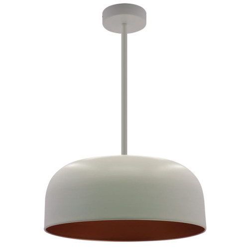 Westgate LCFP-MCT5-WG 24In Integrated LED Pan Pendant 6Ft Adj. Rod Down 40W 2800Lm C90 5CCT Wh/Gld | Westgate at lightingandsupplies.com