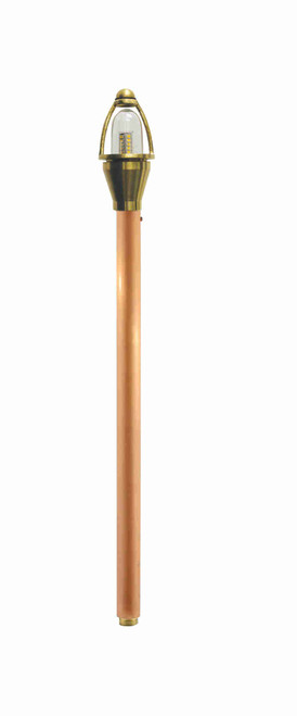 Westgate Lighting LA-STEM-CR-LED-12IN PATHLIGHT SOLID COPPER STEM 12 - Landscape Lighting