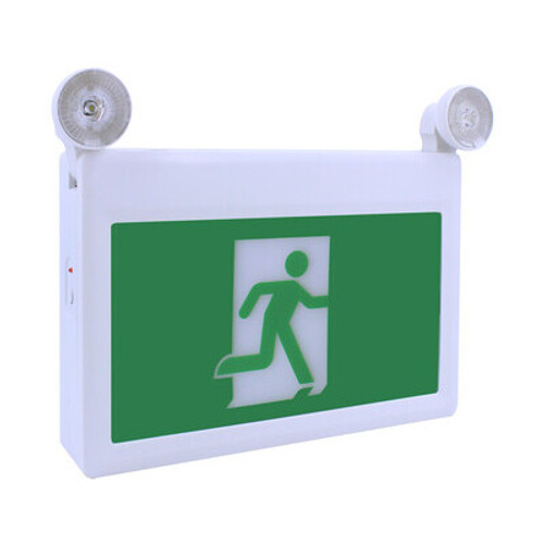 EiKO EXIT/EM/CA Exit Sign Running Man with Emergency Light