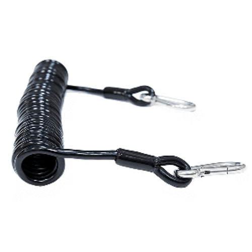 Tigress Heavy-Duty Coiled Safety Tether - 1200lbs