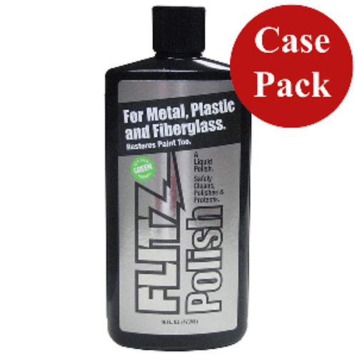 Flitz Polish - 16oz Liquid Bottle - *Case of 6*