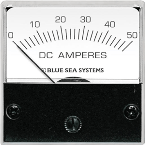 Blue Sea 8041 DC Analog Micro Ammeter - 2" Face, 0-50 Amperes DC