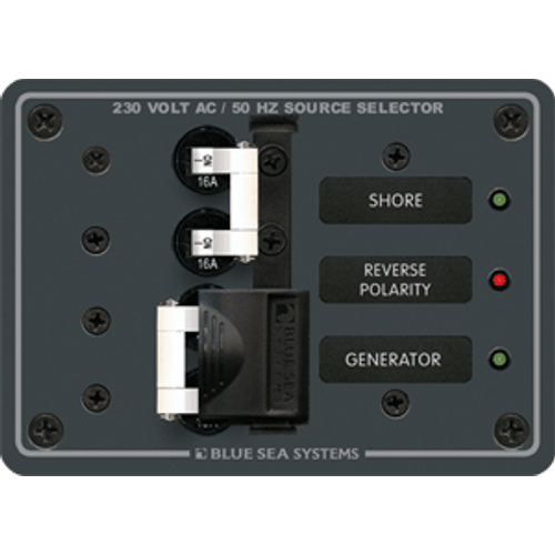 Blue Sea 8132 AC Toggle Source Selector (230V) - 2 Sources