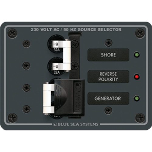 Blue Sea 8161 AC Toggle Source Selector (230V) - 2 Source